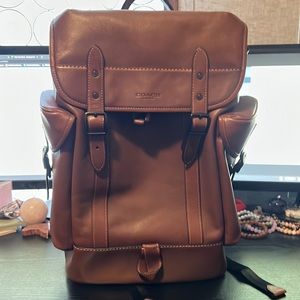 Large Brown Coach backpack